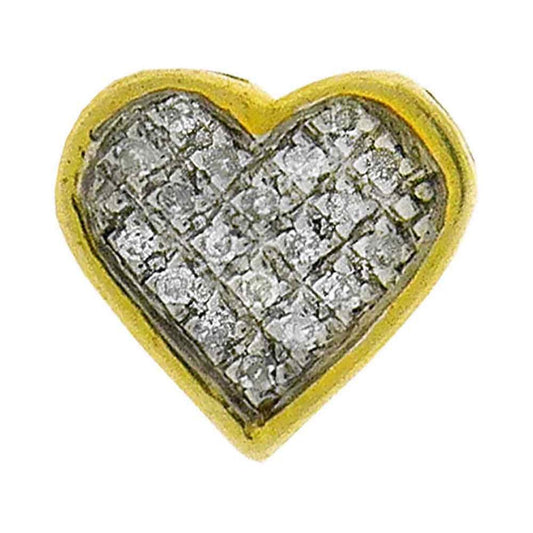 1/10CTW-Diamond GIFT HEART EARRINGS