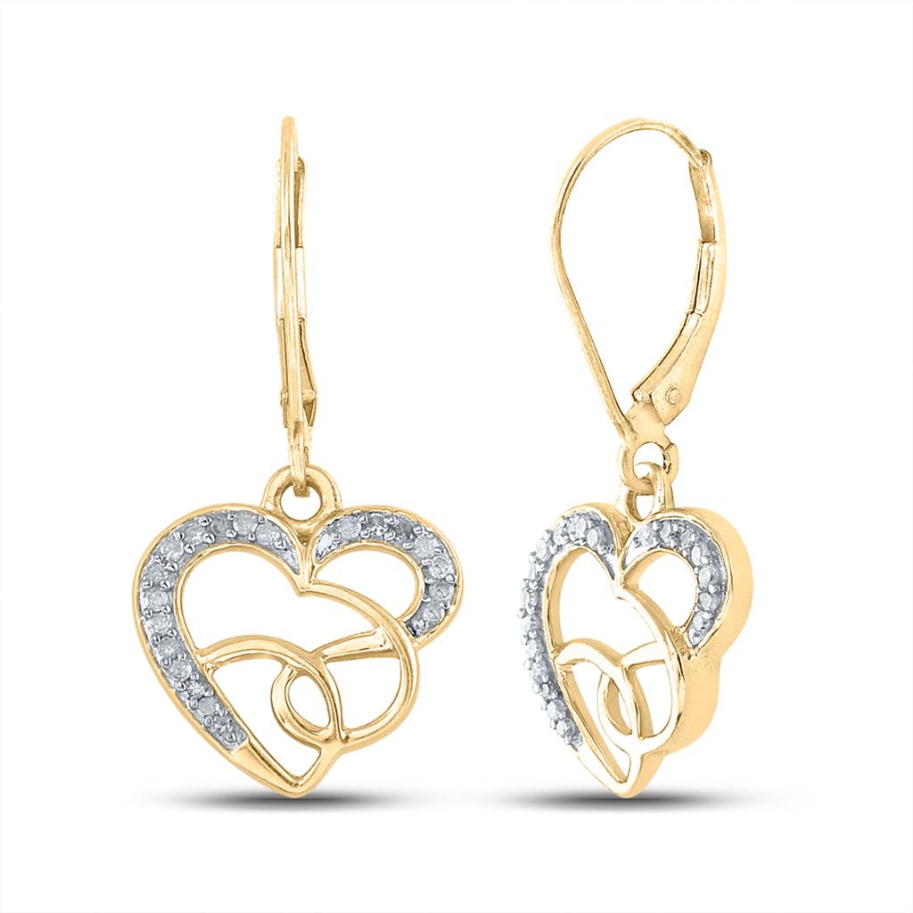 1/4CTW-Diamond GIFT DANGLING EARRINGS