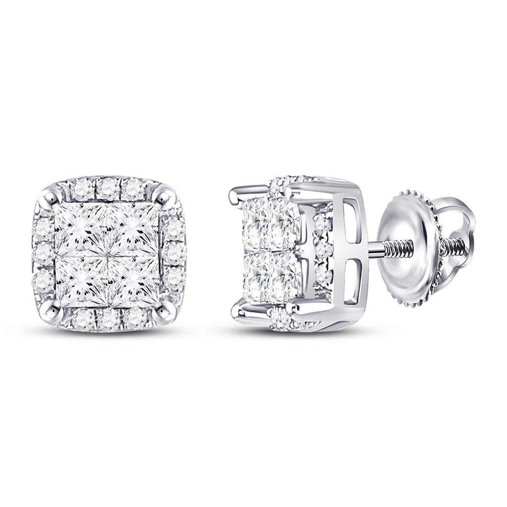 1CTW-Diamond FASHION EARRING