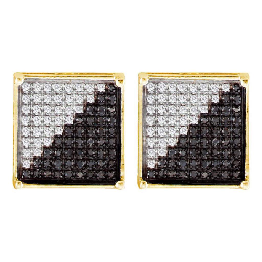 1/4CTW-Diamond BLACK DIAMOND EARRING