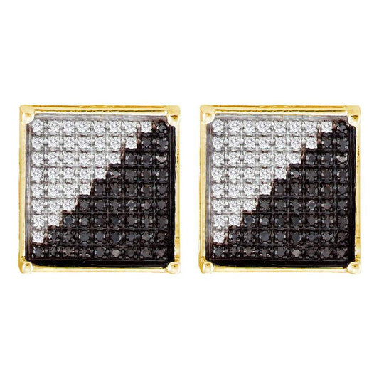 1/4CTW-Diamond BLACK DIAMOND EARRING