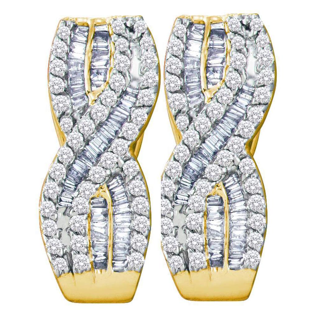 1 1/5CT-Diamond FASHION EARRINGS