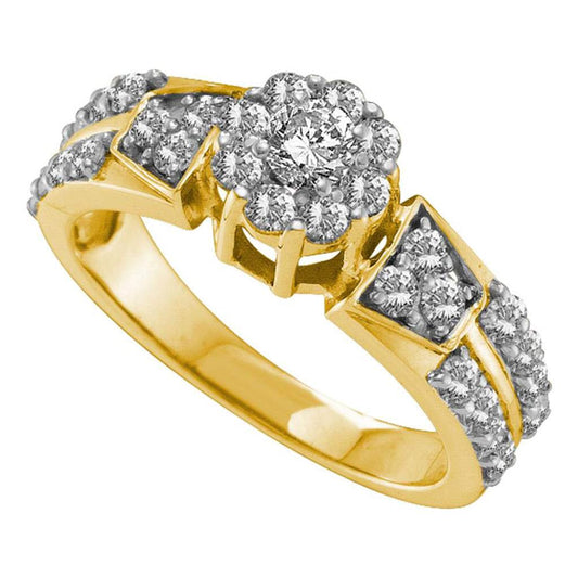 1 CT-Diamond RD-CENTER BRIDAL RING