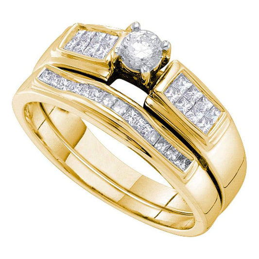 1/2CTW-Diamond RD-CENTER BRIDAL SET