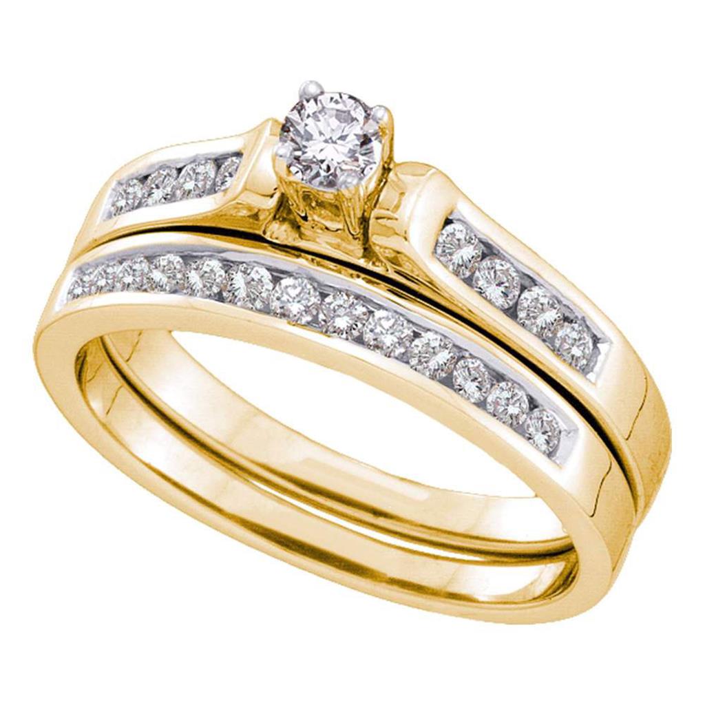 1/2CT-Diamond RD-CENTER BRIDAL SET