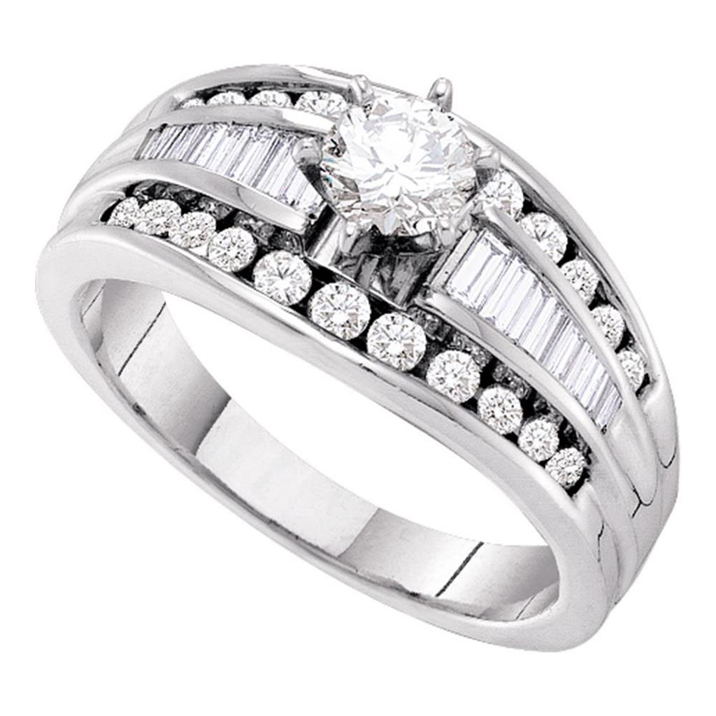 1 CT-Diamond 3/8CT-CRD BRIDAL RING