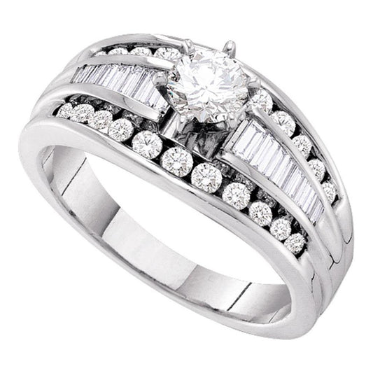 1 CT-Diamond 3/8CT-CRD BRIDAL RING