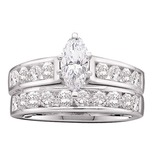 1 CT-Diamond 1/4CT-CMQ BRIDAL SET