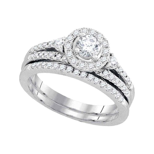 1 CTW-Diamond 3/8CT-CRD BRIDAL SET