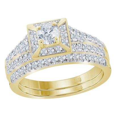 1 CTW-Diamond 1/3CT-CRD BLISS BRIDAL SETS CERTIFIED