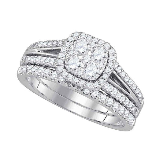 1 CTW-Diamond FASHION BRIDAL SET