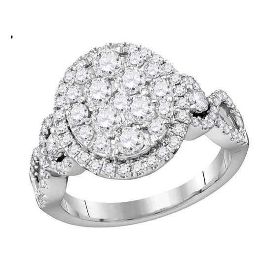 1.1/2CTW-Diamond FASHION BRIDAL RING