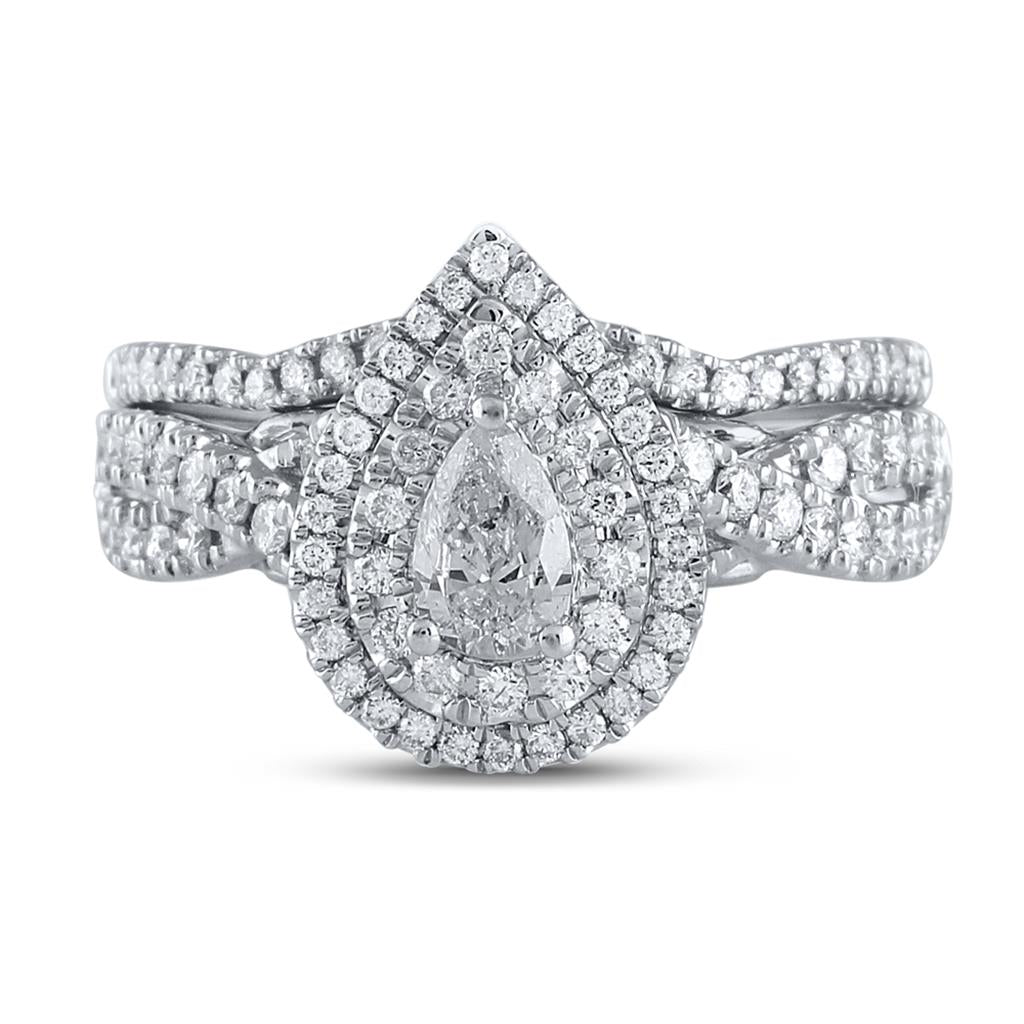 1CT-Diamond 1/3CT-CPE BELLISIMO BRIDAL SET S6 CERTIFIE