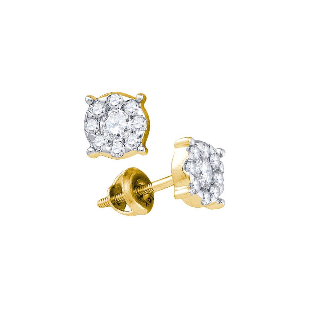 1/2CT-Diamond FASHION EARRING