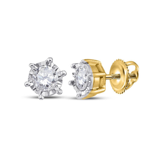 1/4CTW-Diamond FASHION EARRING