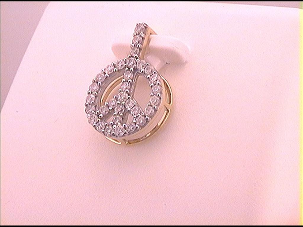 1/4CT-Diamond CIRCLE FASHION PENDANT