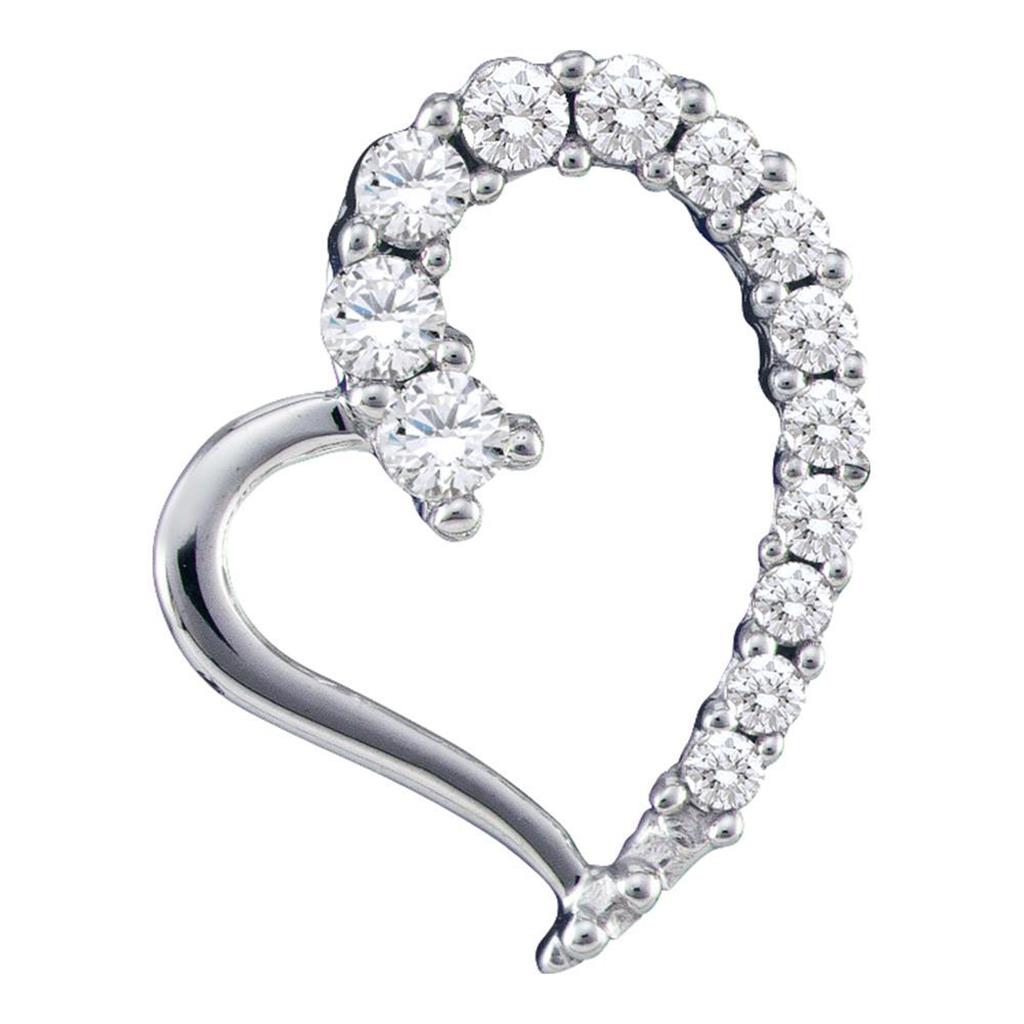 1/4CT-Diamond HEART PENDANT