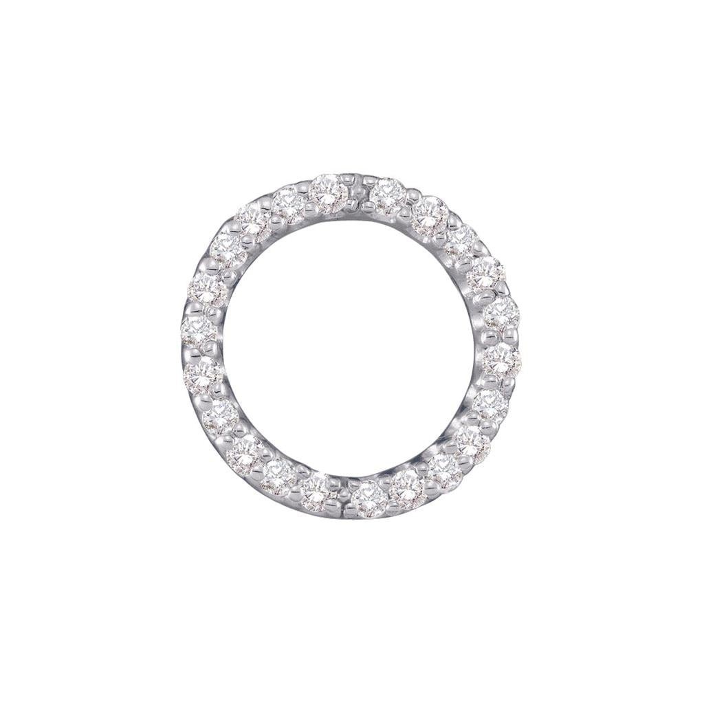 1/4CT-Diamond CIRCLE PENDANT