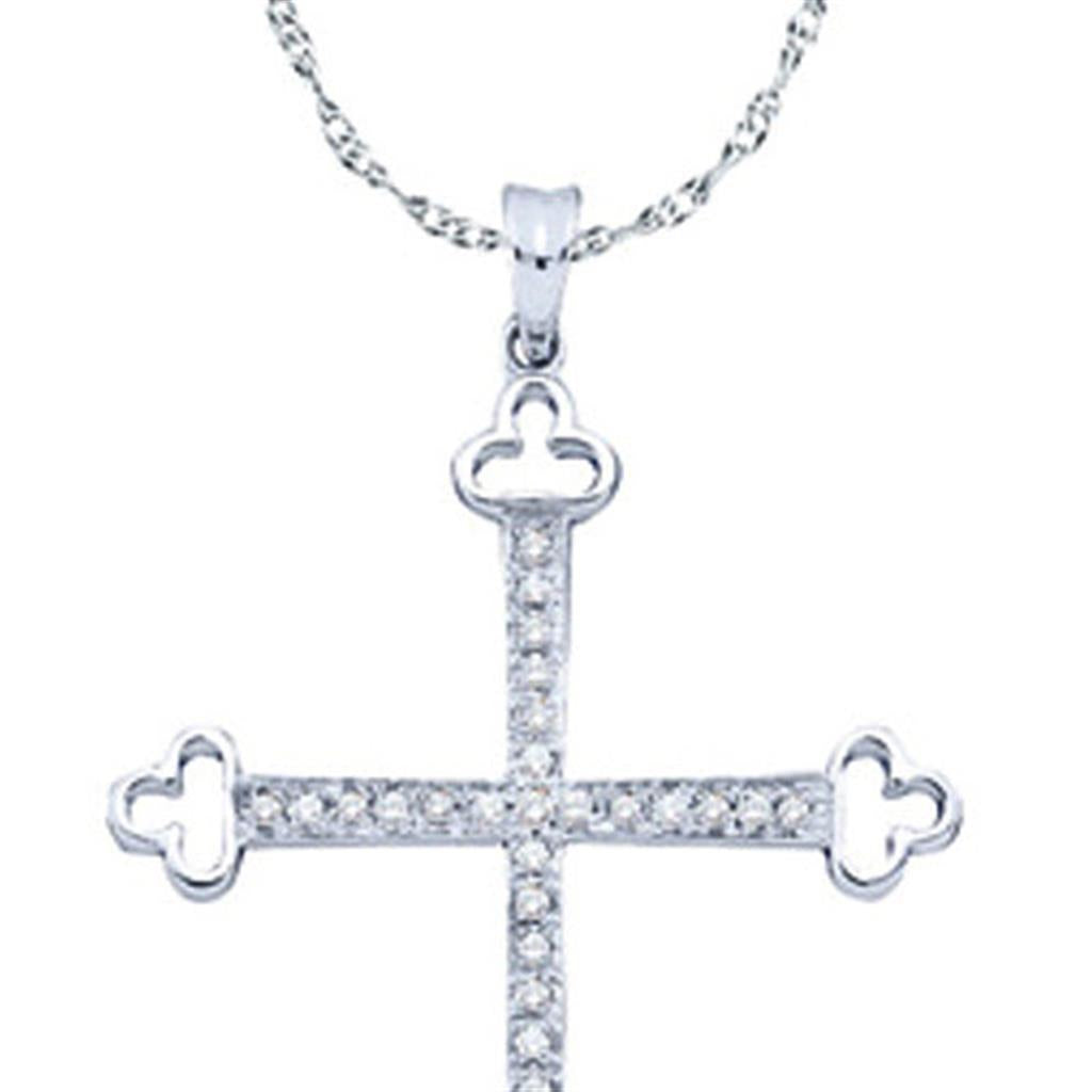 1/8CT-Diamond CROSS PENDANT