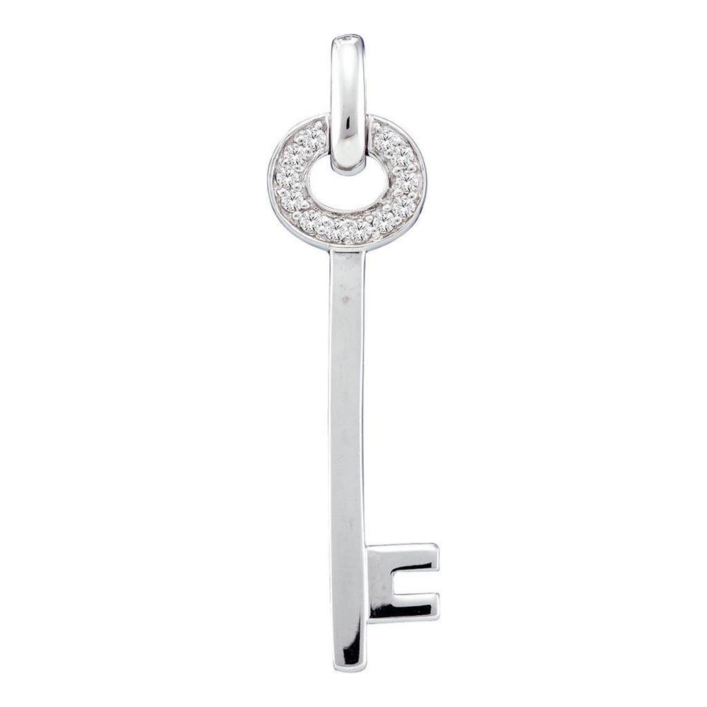 1/8CT-Diamond KEY PENDANT