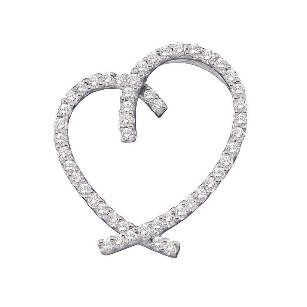 1/2CT-Diamond HEART PENDANT