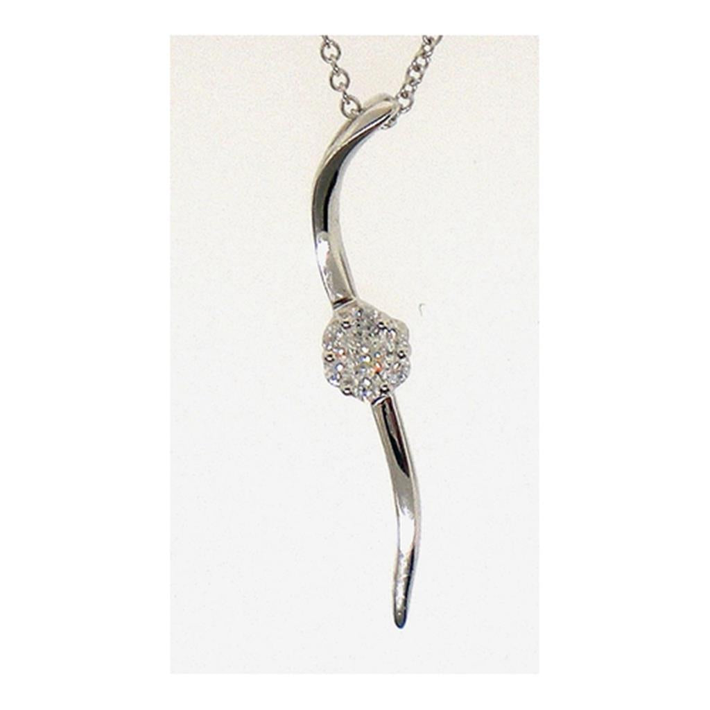1/6CT-Diamond FLOWER PENDANT