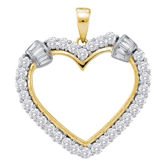 1 CT-Diamond HEART PENDANT