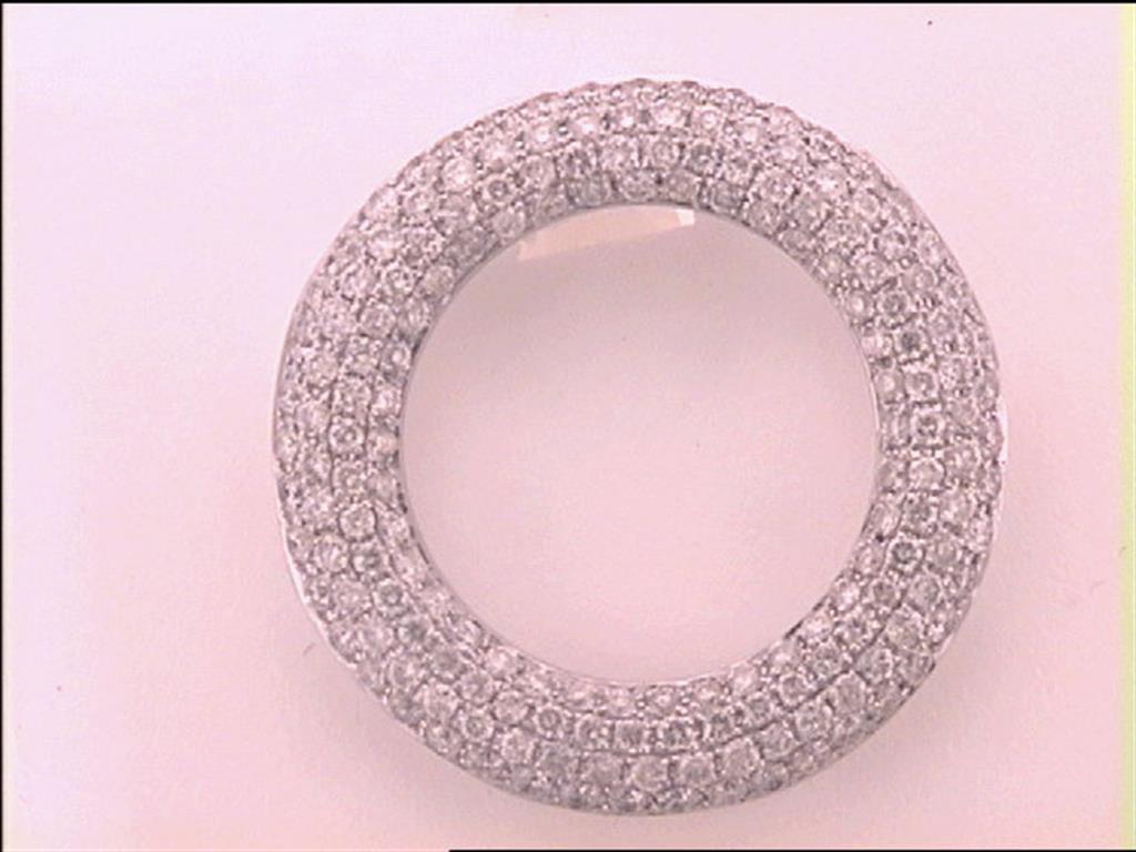 1 CT-Diamond CIRCLE PENDANT