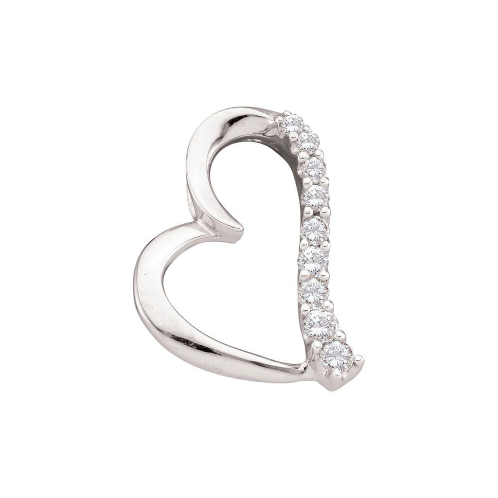 1/4CT-Diamond HEART PENDANT