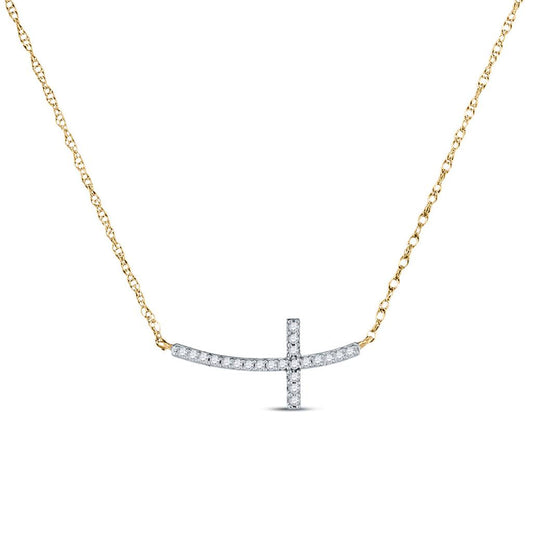 1/20CTW-Diamond FASHION NECKLACE