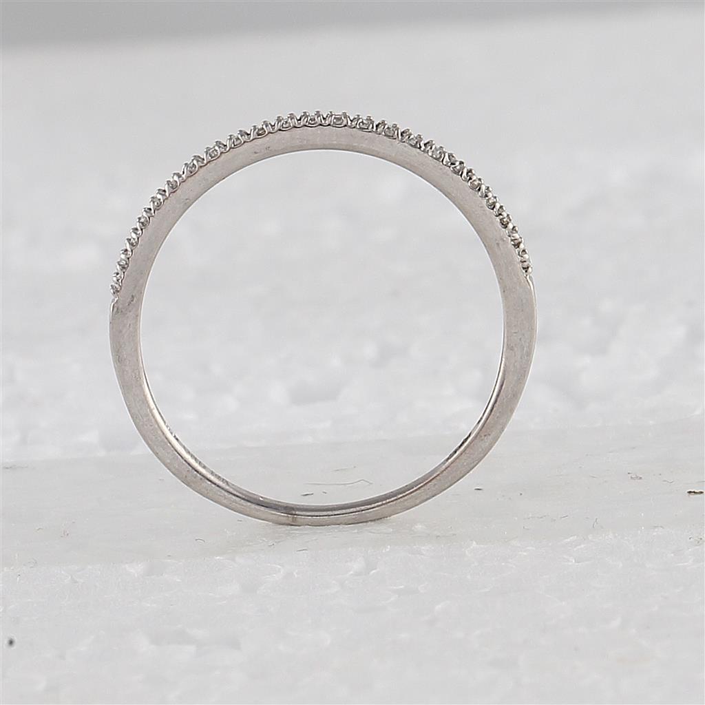 14k White Gold Princess Diamond Bridal Wedding Ring Set 1 Cttw (Certified)