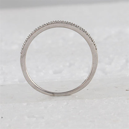 14k White Gold Princess Diamond Bridal Wedding Ring Set 1 Cttw (Certified)