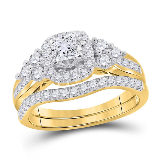 1 CT-Diamond 3/8CT-CPR BRIDAL SET