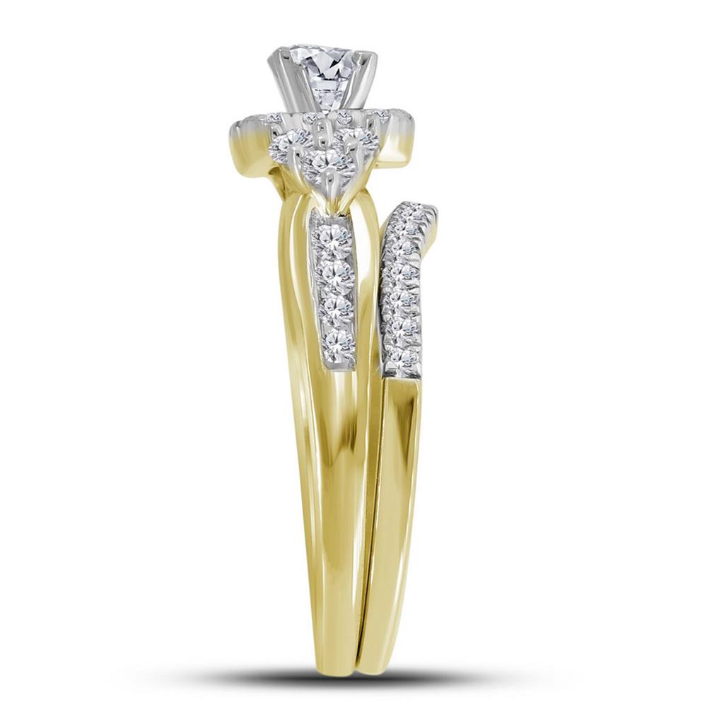 1 CT-Diamond 3/8CT-CPR BRIDAL SET