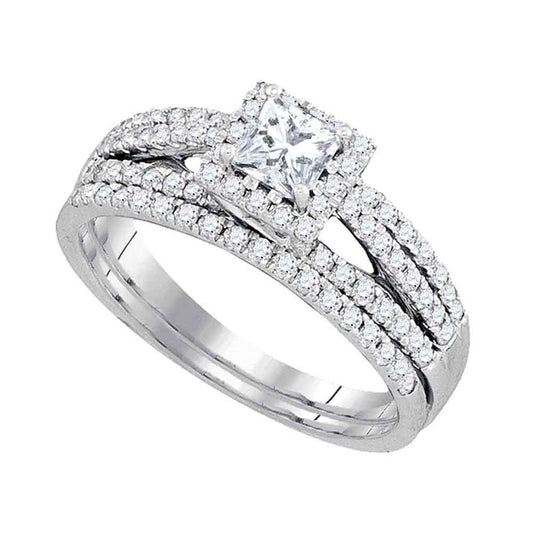 1 CTW-Diamond 3/8CT-CPR BRIDAL SET