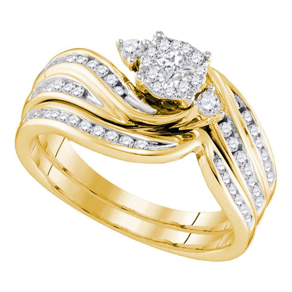 1/2CTW-Diamond FASHION BRIDAL SET