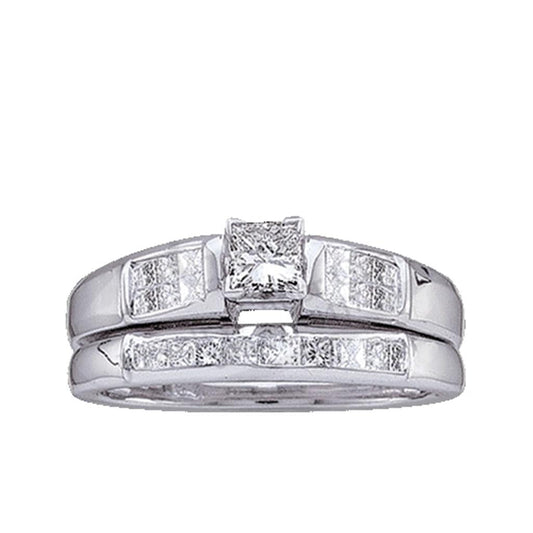 1/2CT-Diamond PR-CENTER BRIDAL SET