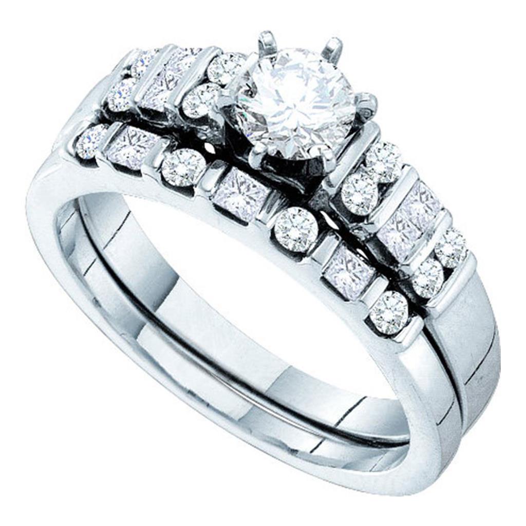 1 CT-Diamond 3/8CT-CRD BRIDAL SET