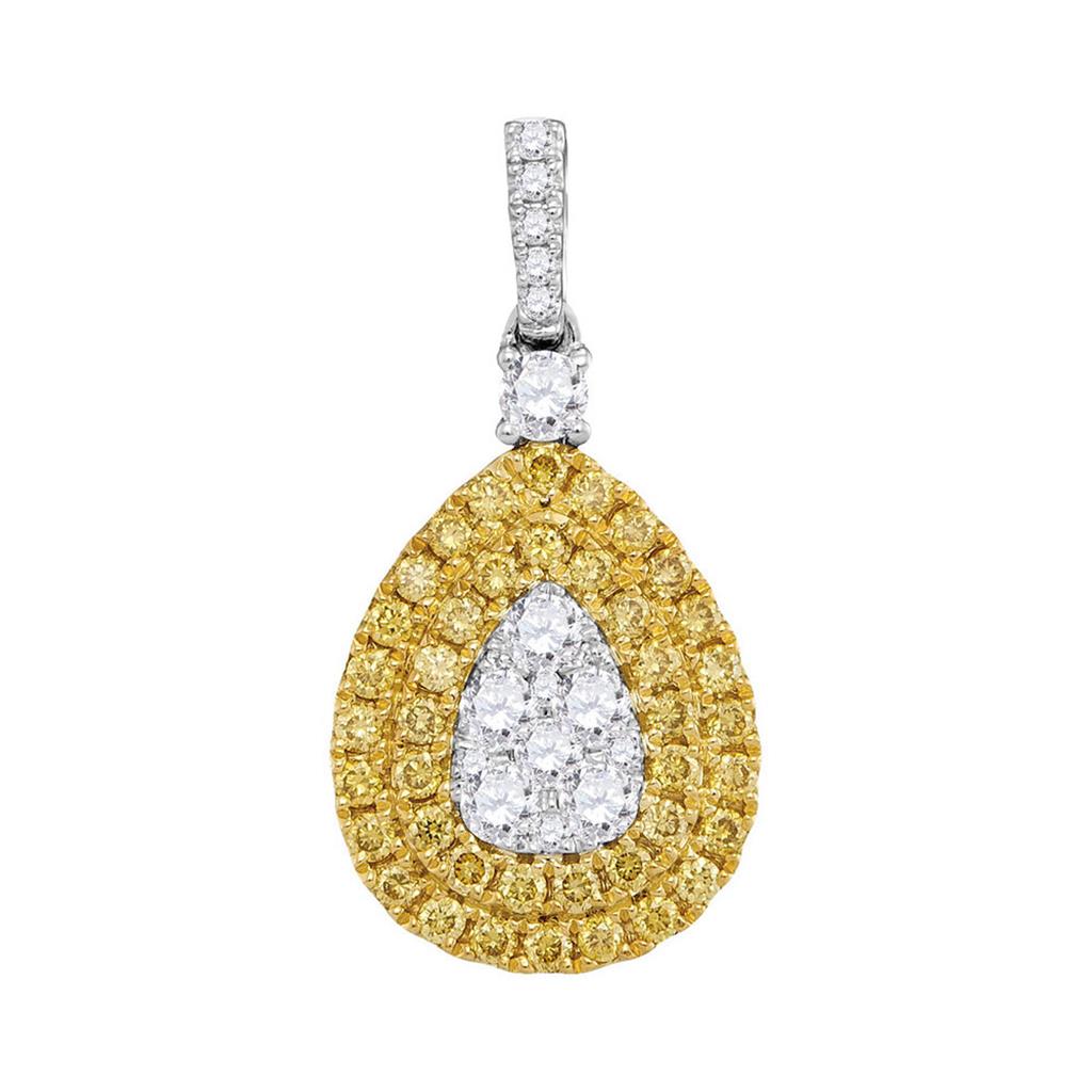 3/4CTW-Diamond YELLOW  PENDANT