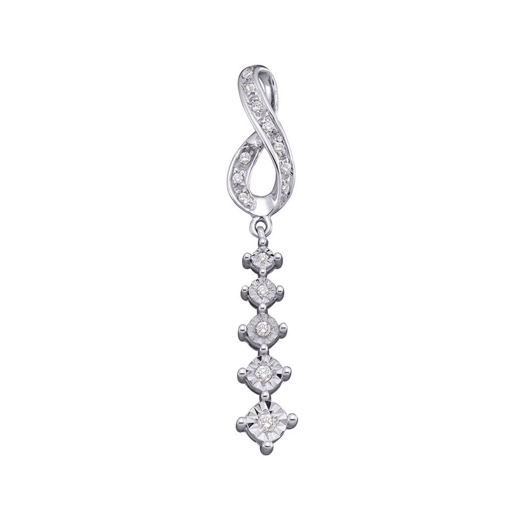 1/6CT-Diamond FASHION PENDANT