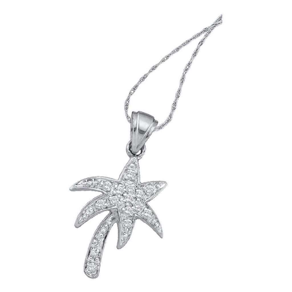 1/10CTW-Diamond TREE PENDANT