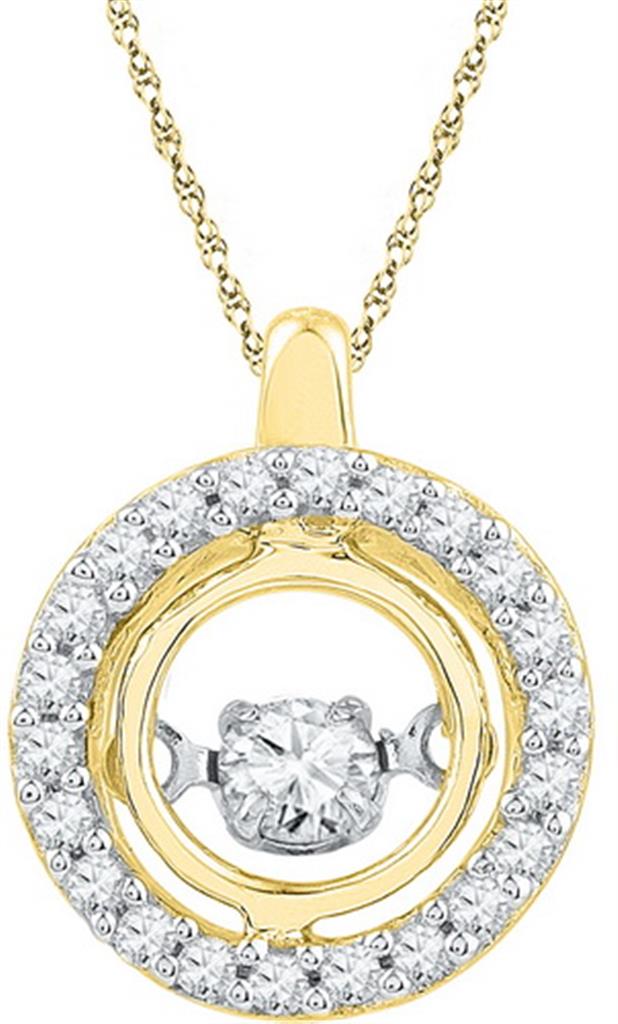 1/4CTW-Diamond FASHION TWINKLE PENDANT