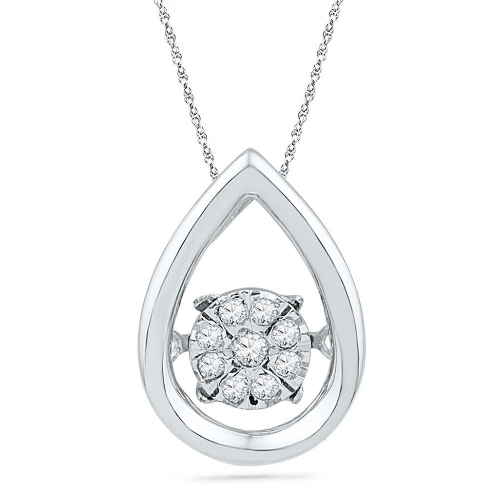 1/12CTW-Diamond FASHION TWINKLE PENDANT