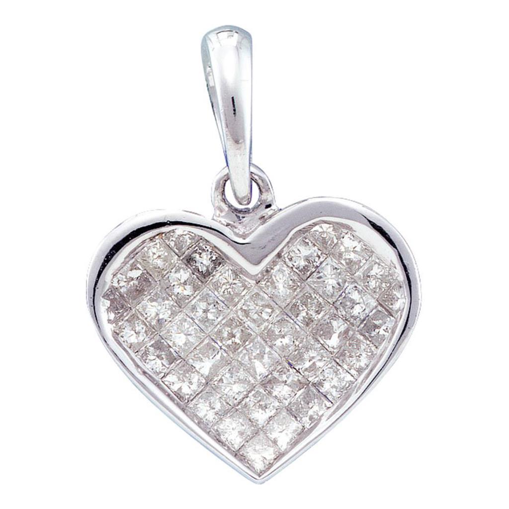 1/2CT-Diamond HEART PENDANT