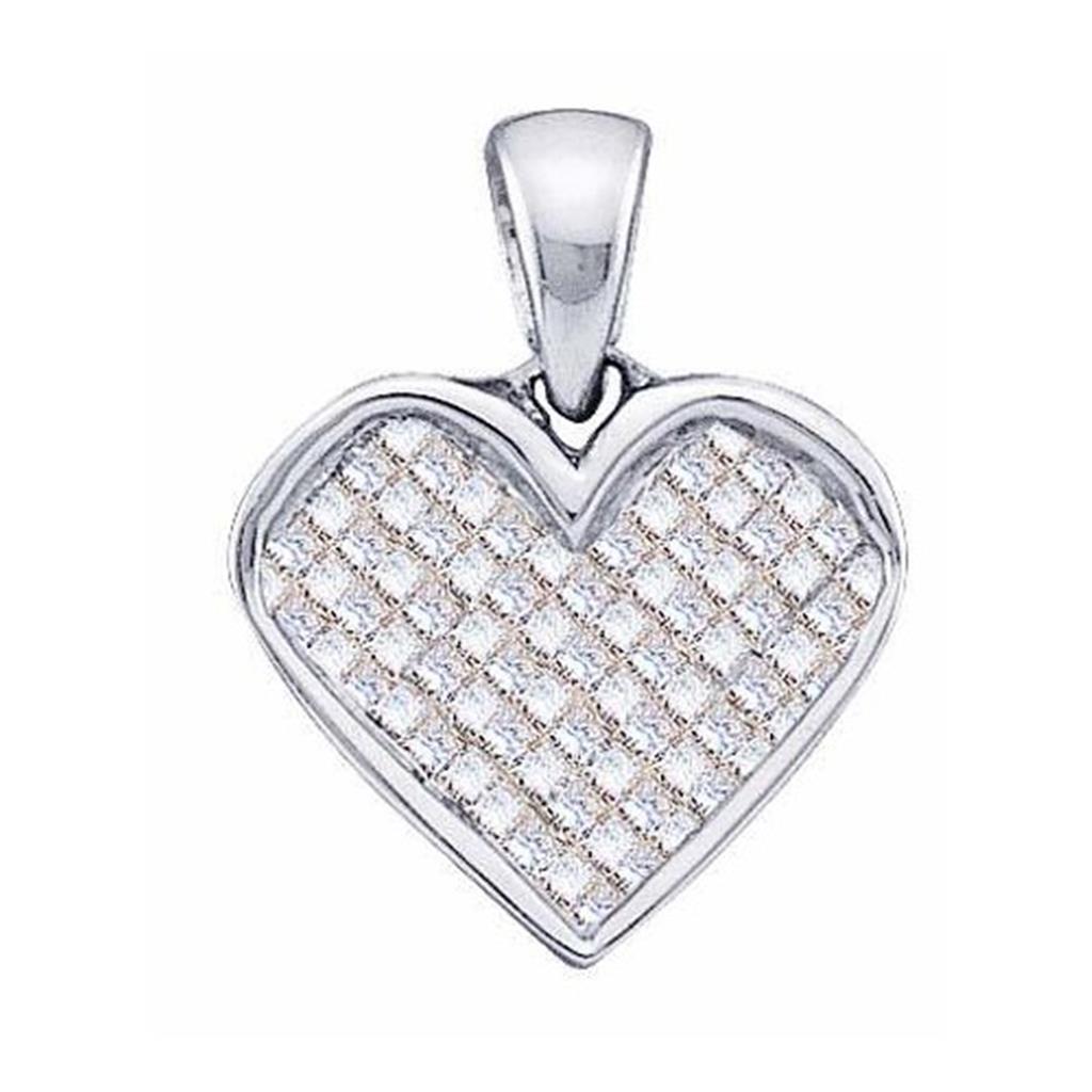 1/3CT-Diamond HEART PENDANT