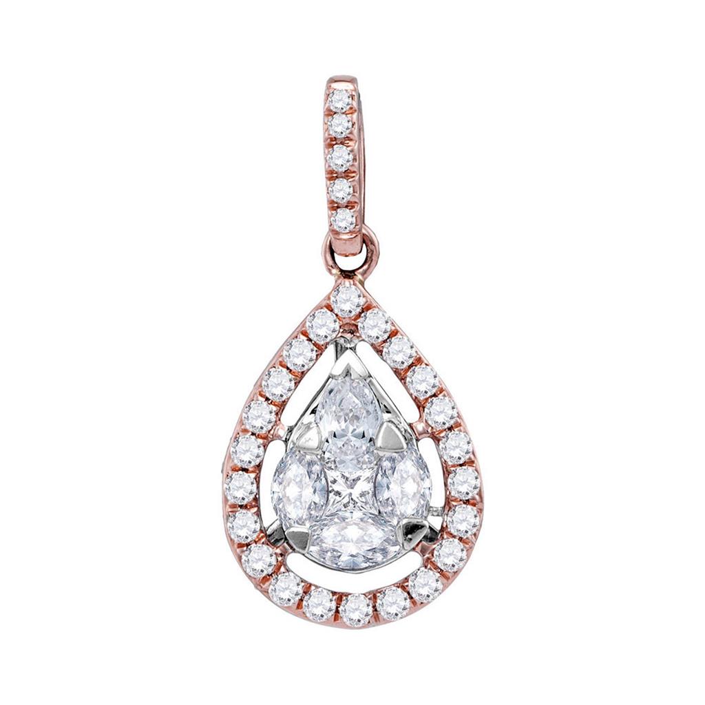 1/2CTW-Diamond FASHION PENDANT