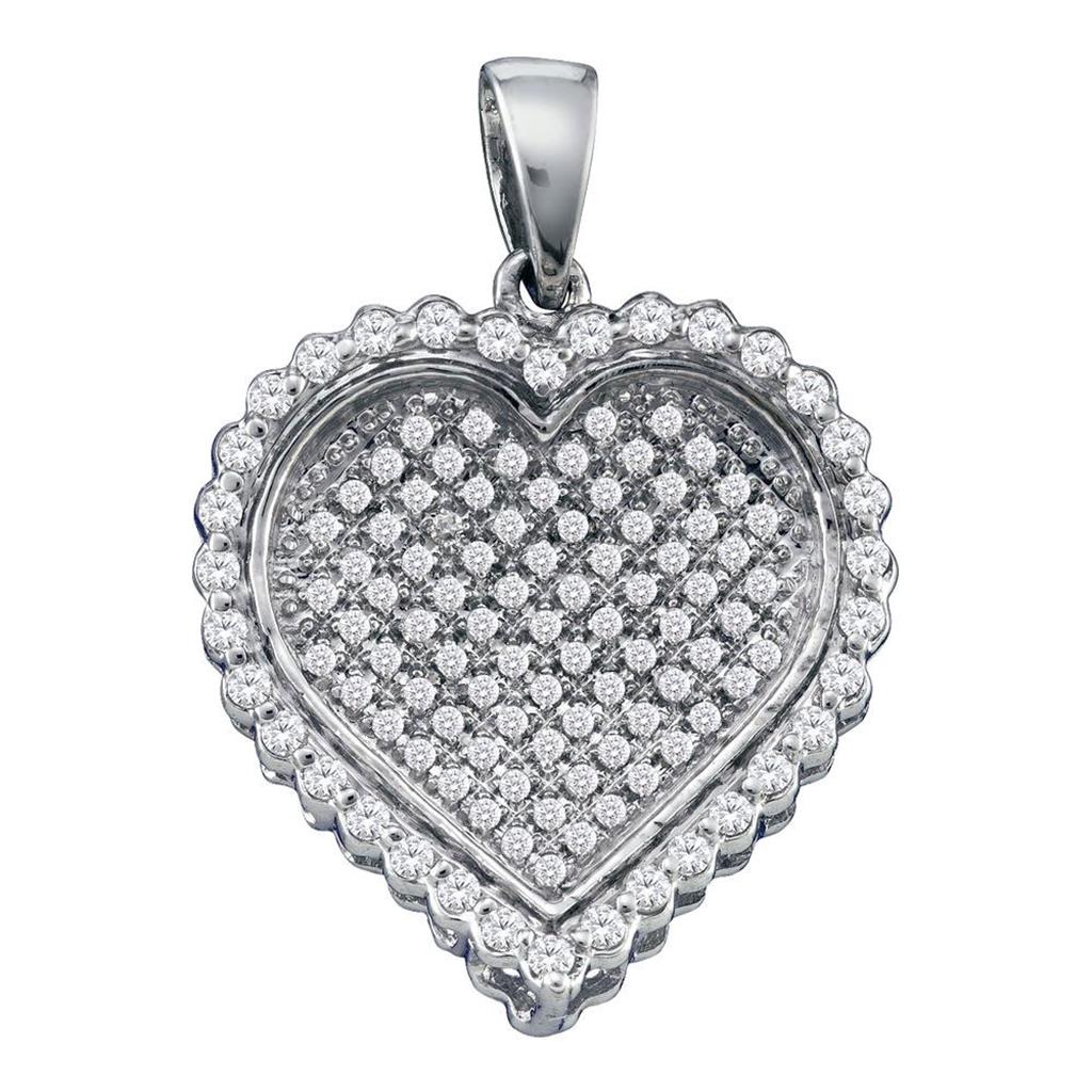 1/2CT-Diamond HEART PENDANT