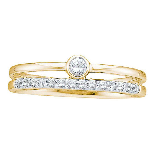 1/5CTW-Diamond RD-CENTER BRIDAL SET