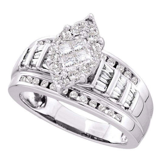 7/8CT-Diamond SOLEIL BRIDAL RING