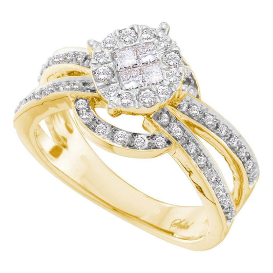 1/2CTW-Diamond SOLEIL BRIDAL RING